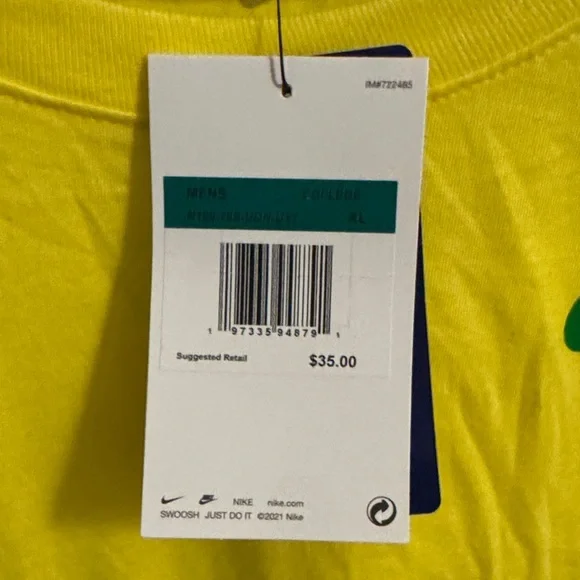 Nike Yellow Oregon Ducks Lockup Legend Performance T-Shirt - Picture 2 of 2